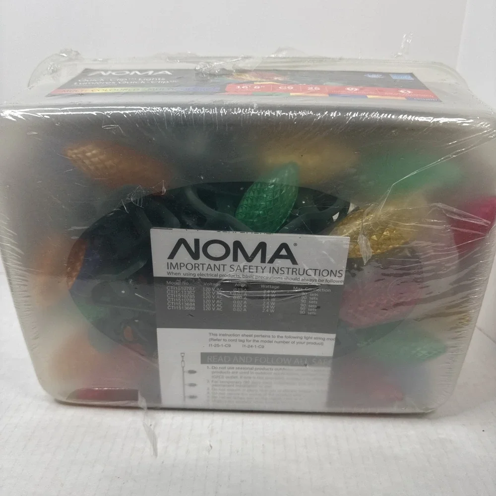 NOMA Quick-clip Lights Indoor/Outdoor Multicolor 16'8